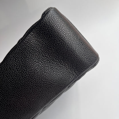 Chanel Vintage Black Caviar PST Tote Bag
