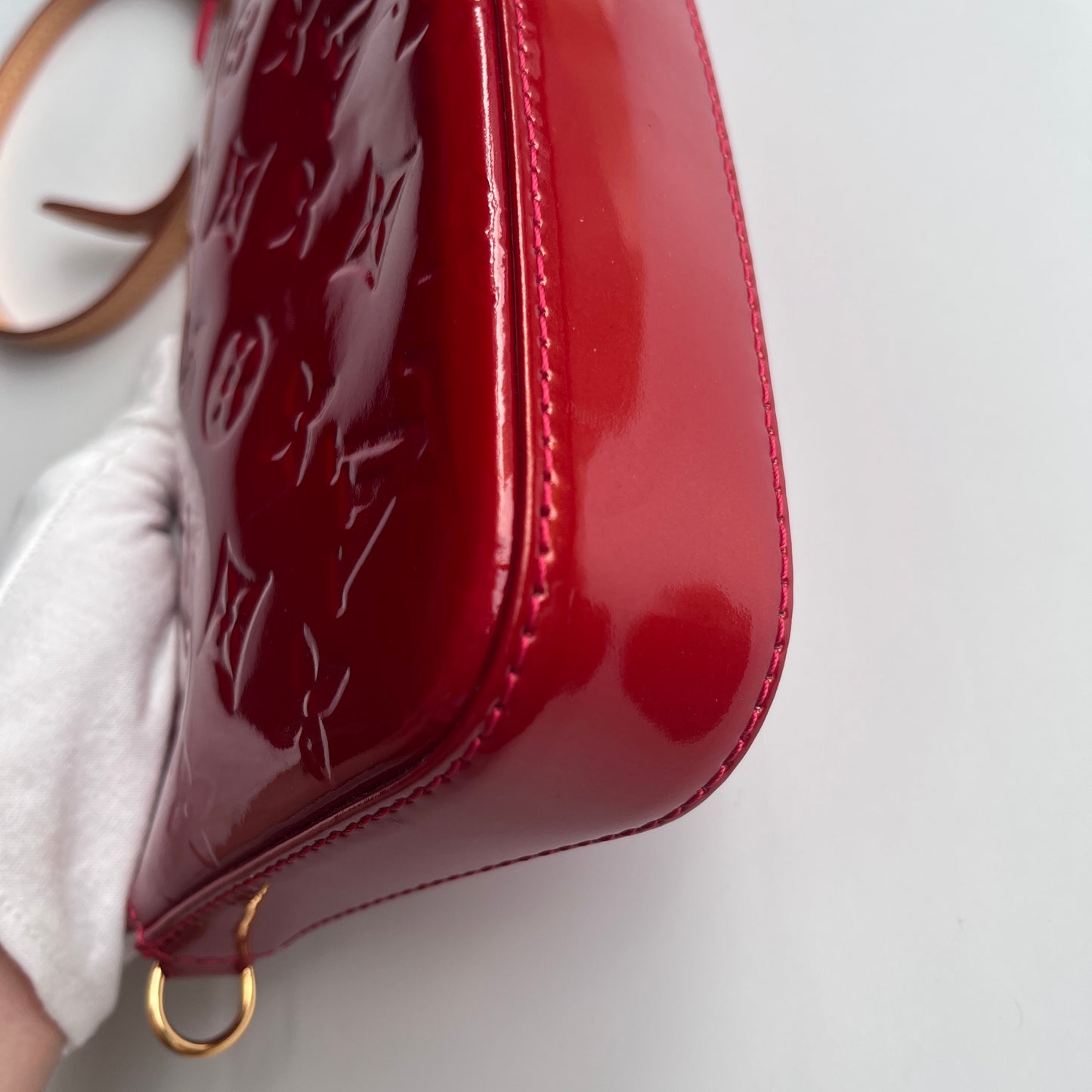 Louis Vuitton Red Vernis Pochette