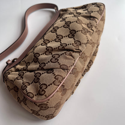 Gucci Lovely Charm GG Canvas Pochette