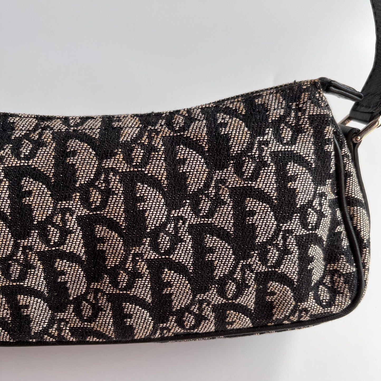 Christian Dior Vintage Oblique One Shoulder Pouch