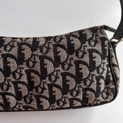 Christian Dior Vintage Oblique One Shoulder Pouch