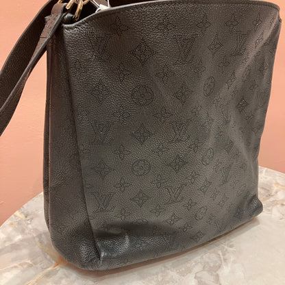 Louis Vuitton Mahina Babylone PM Black Tote 2Way Bag