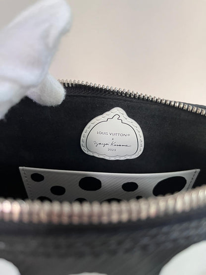 Louis Vuitton x Yayoi Kusama Alma BB Black Epi Crossbody Bag