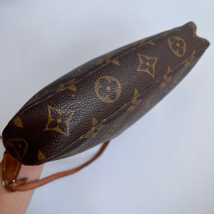 LV Vintage Monogram Pochette With Crossbody Strap