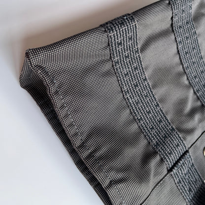 Hermes Herline PM Gray Canvas Tote Bag