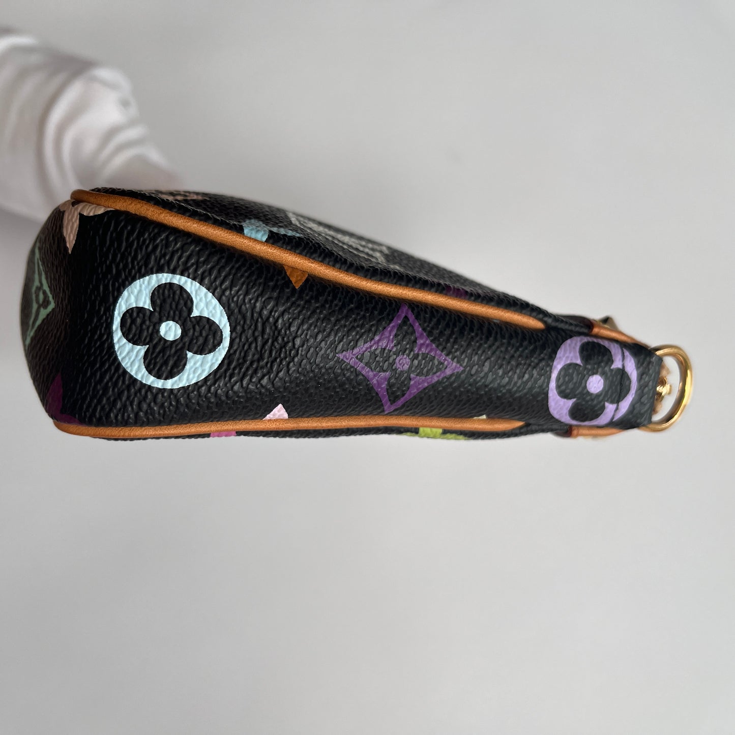 Louis Vuitton x Takashi Murakami Black Multicolor Pochette