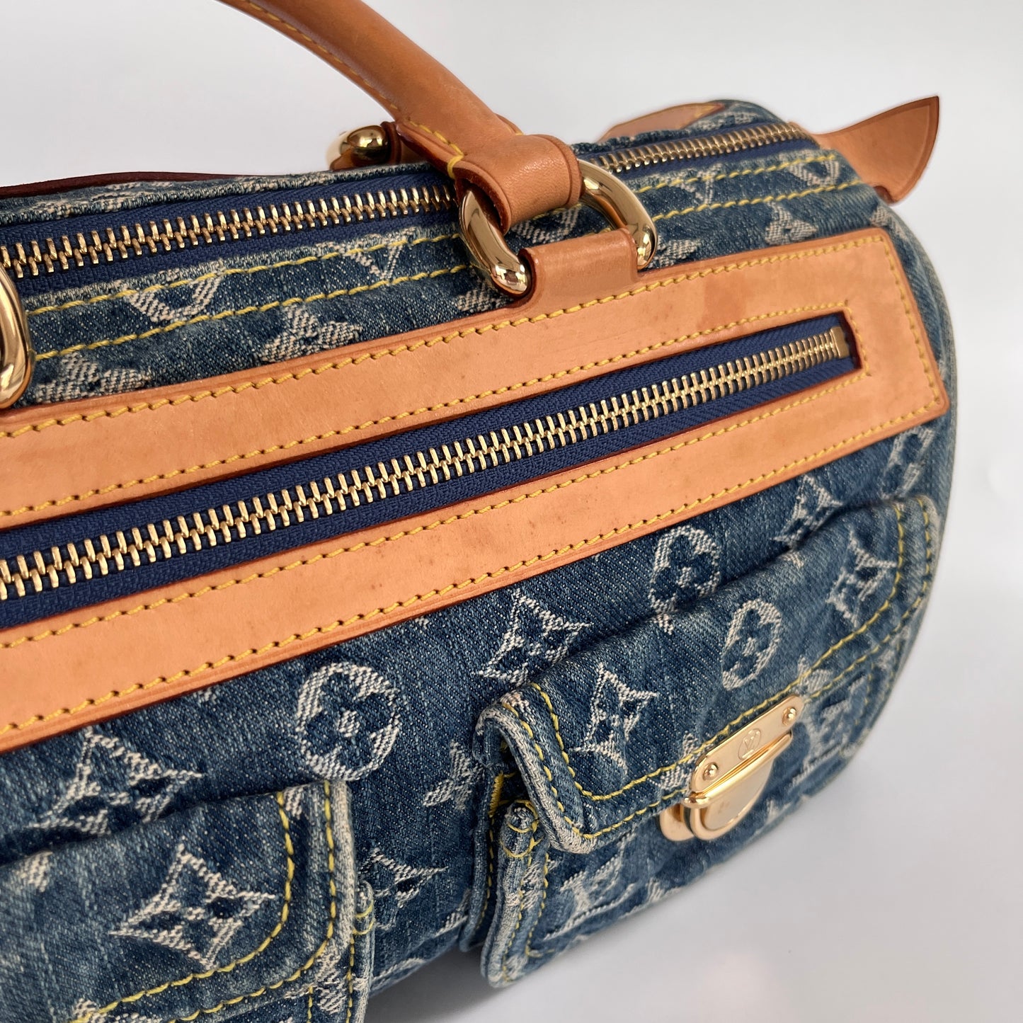 Louis Vuitton Denim Neo Speedy Top Handle Bag