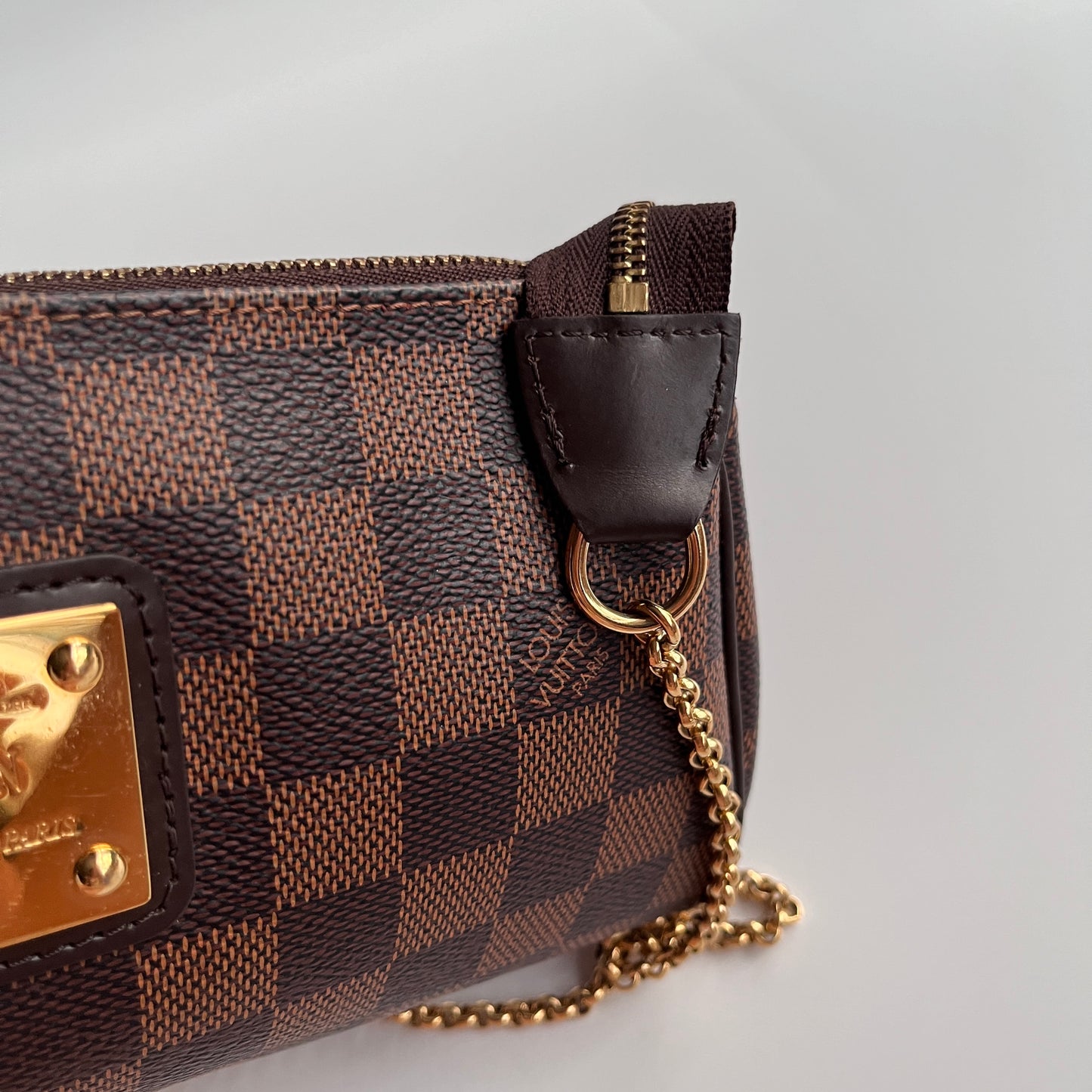 Louis Vuitton Damier Ebène Eva PM Clutch/ Pochette