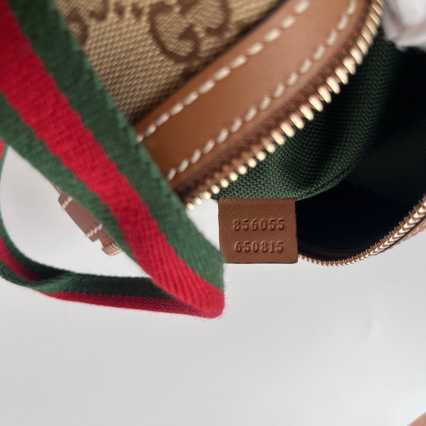 Gucci Canvas Mini Boston Crossbody Bag