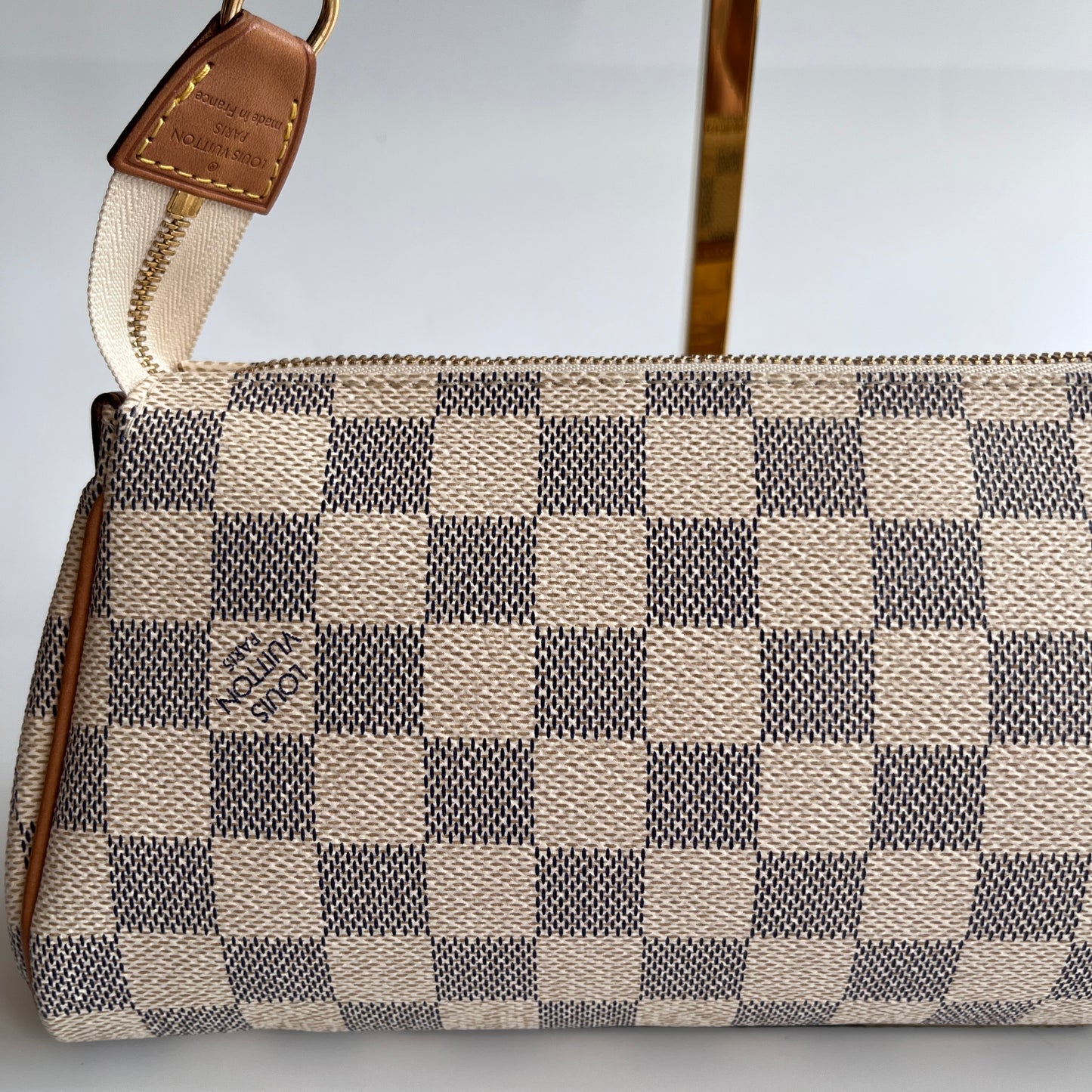 Louis Vuitton Eva PM Damier Azur Clutch/ Crossbody Bag