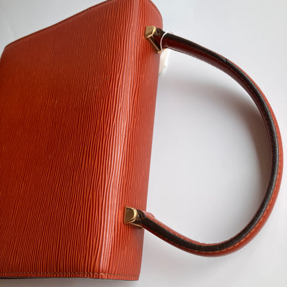 Louis Vuitton Vintage Malesherbes Brown Epi Top Handle Bag
