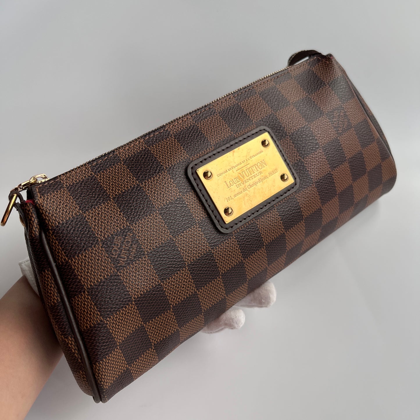 Louis Vuitton Damier Ebène Eva PM Clutch/ Pochette
