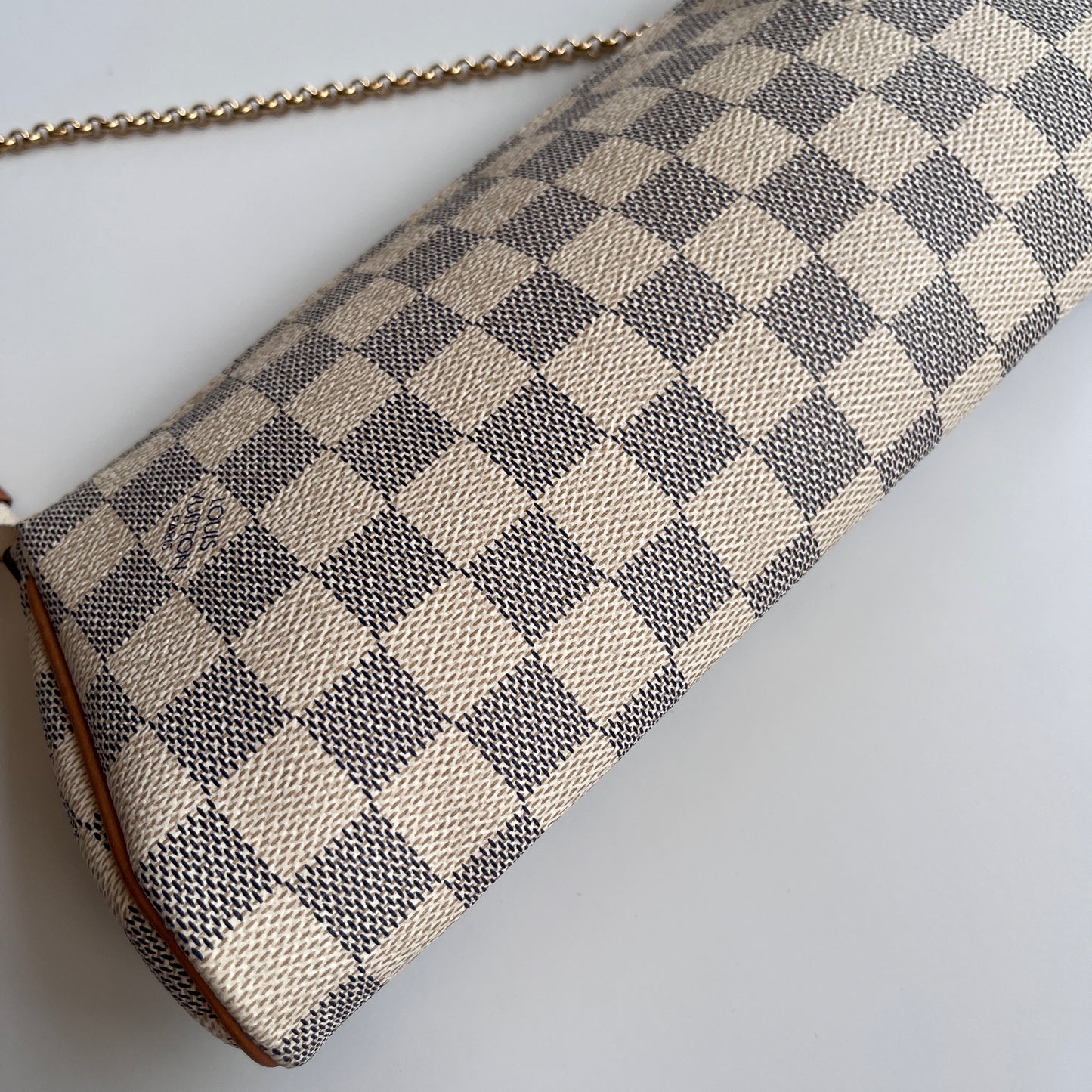 Louis Vuitton Eva PM Damier Azur Clutch/ Crossbody Bag