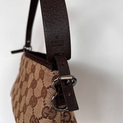 Gucci Vintage GG Canvas Small Pochette