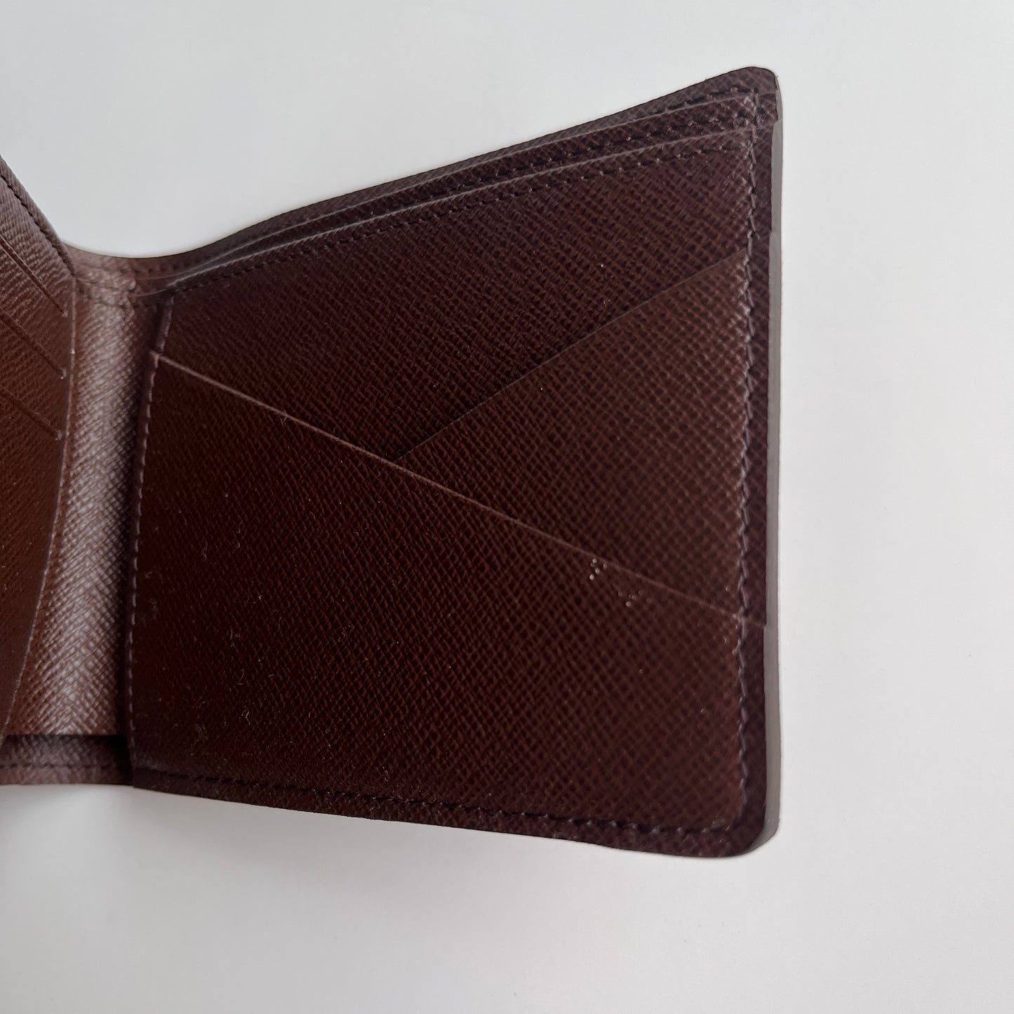 Louis Vuitton Damier Ebene Coated Canvas Multiple Bifold Wallet
