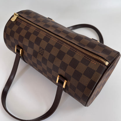 Louis Vuitton Papillon Damier Ebène 26 Top Handle Bag
