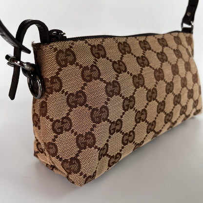 Gucci Vintage GG Canvas Small Pochette