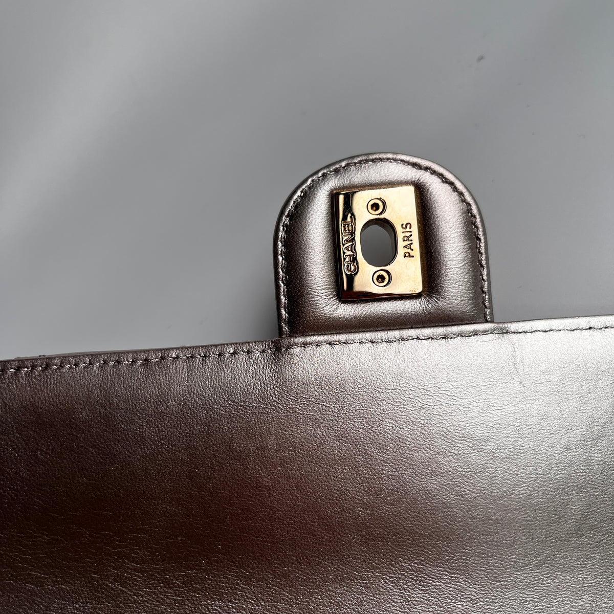 Chanel Quilted Gradient Metallic Lambskin Like A Wallet Flap Crossbody Bag