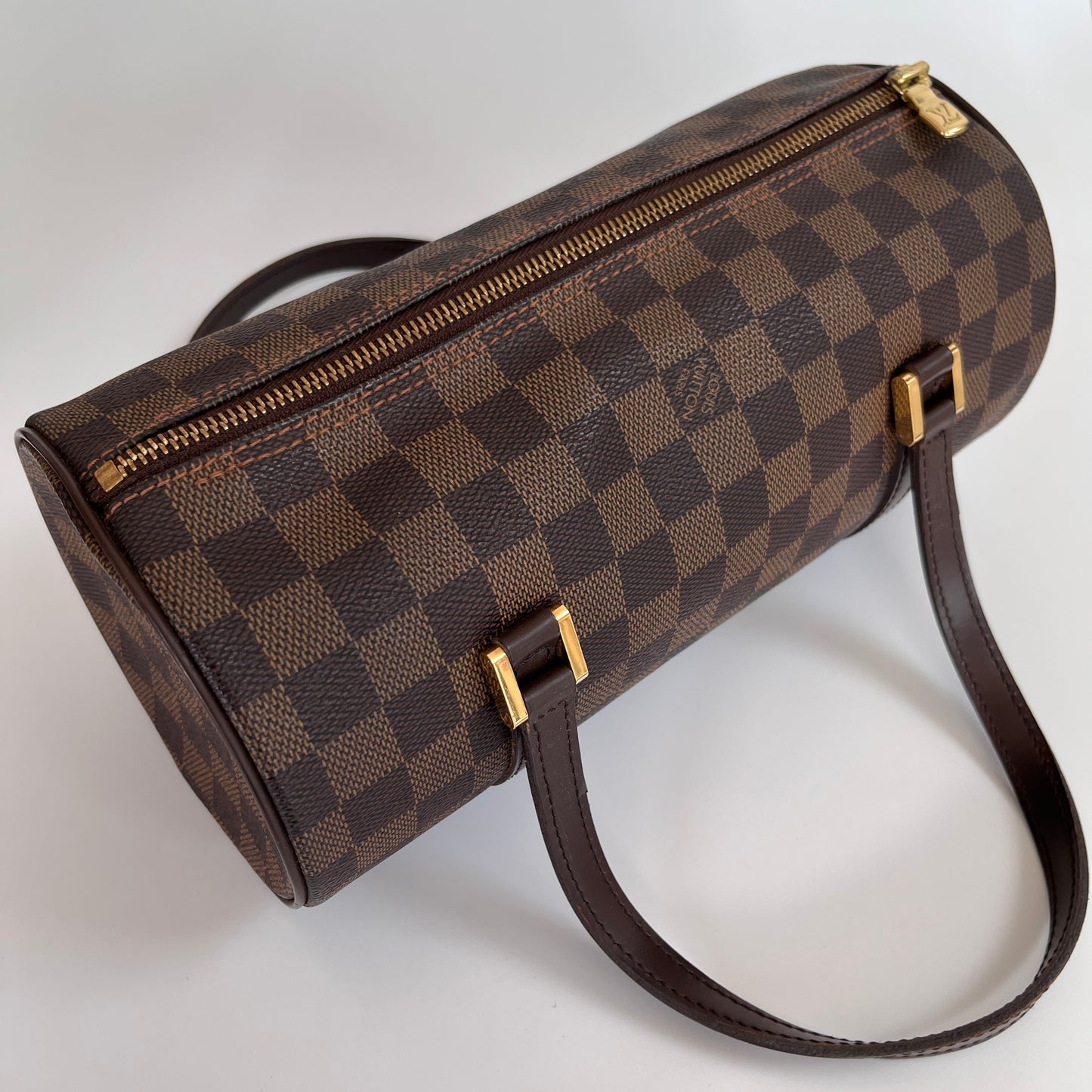 Louis Vuitton Papillon Damier Ebène 26 Top Handle Bag
