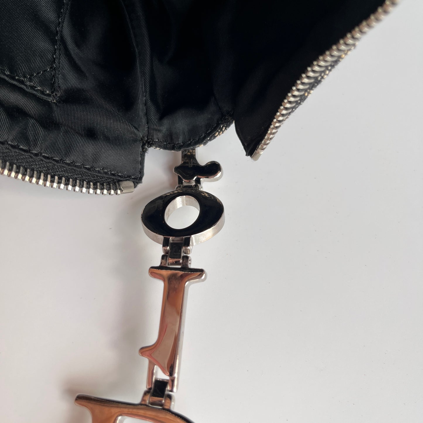 Christian Dior Vintage Oblique One Shoulder Pouch