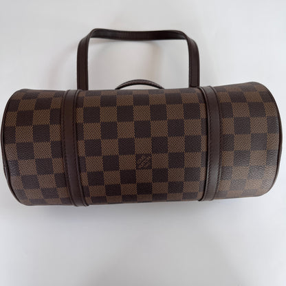 Louis Vuitton Papillon Damier Ebène 26 Top Handle Bag