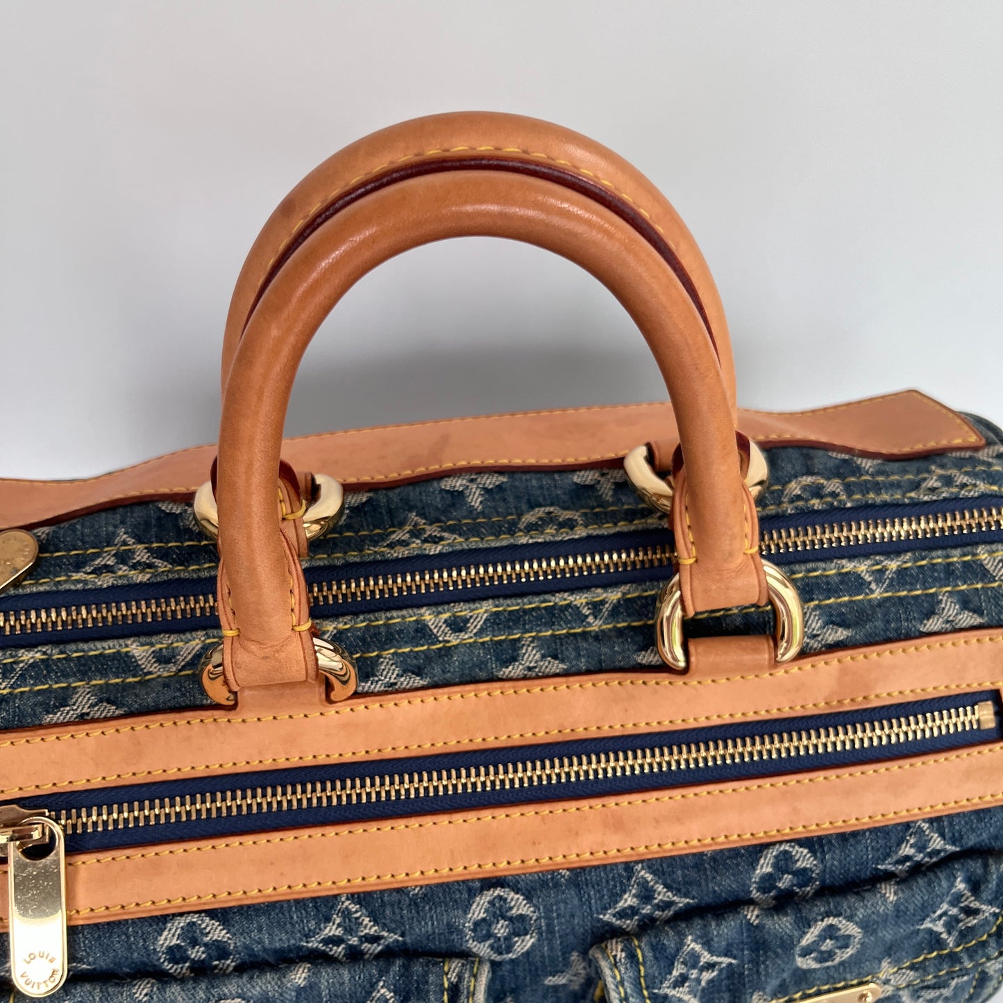 Louis Vuitton Denim Neo Speedy Top Handle Bag