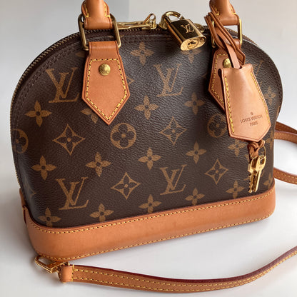 Louis Vuitton Alma BB Monogram Crossbody Bag