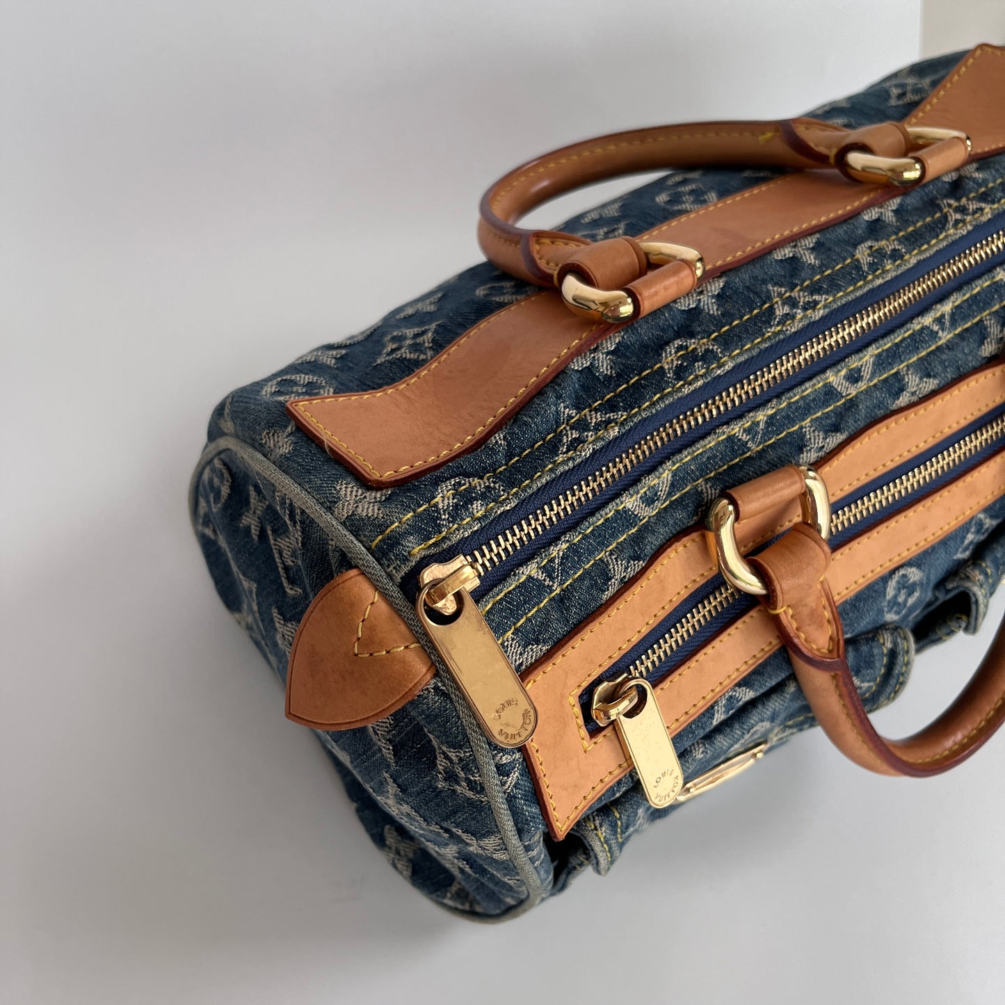 Louis Vuitton Denim Neo Speedy Top Handle Bag