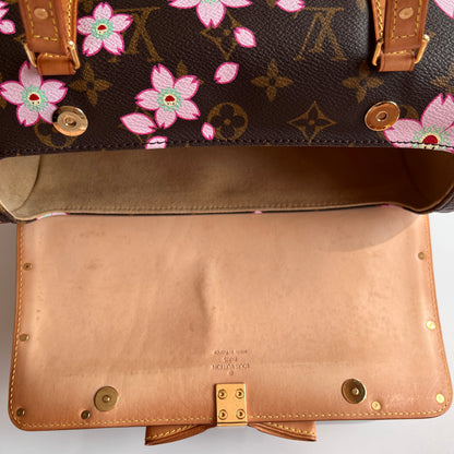 Louis Vuitton x Takashi Murakami Papillon Cherry Blossoms Top Handle Bag NO KEY