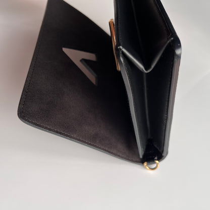 Louis Vuitton Black Epi Twist Wallet on Chain GHW RFID