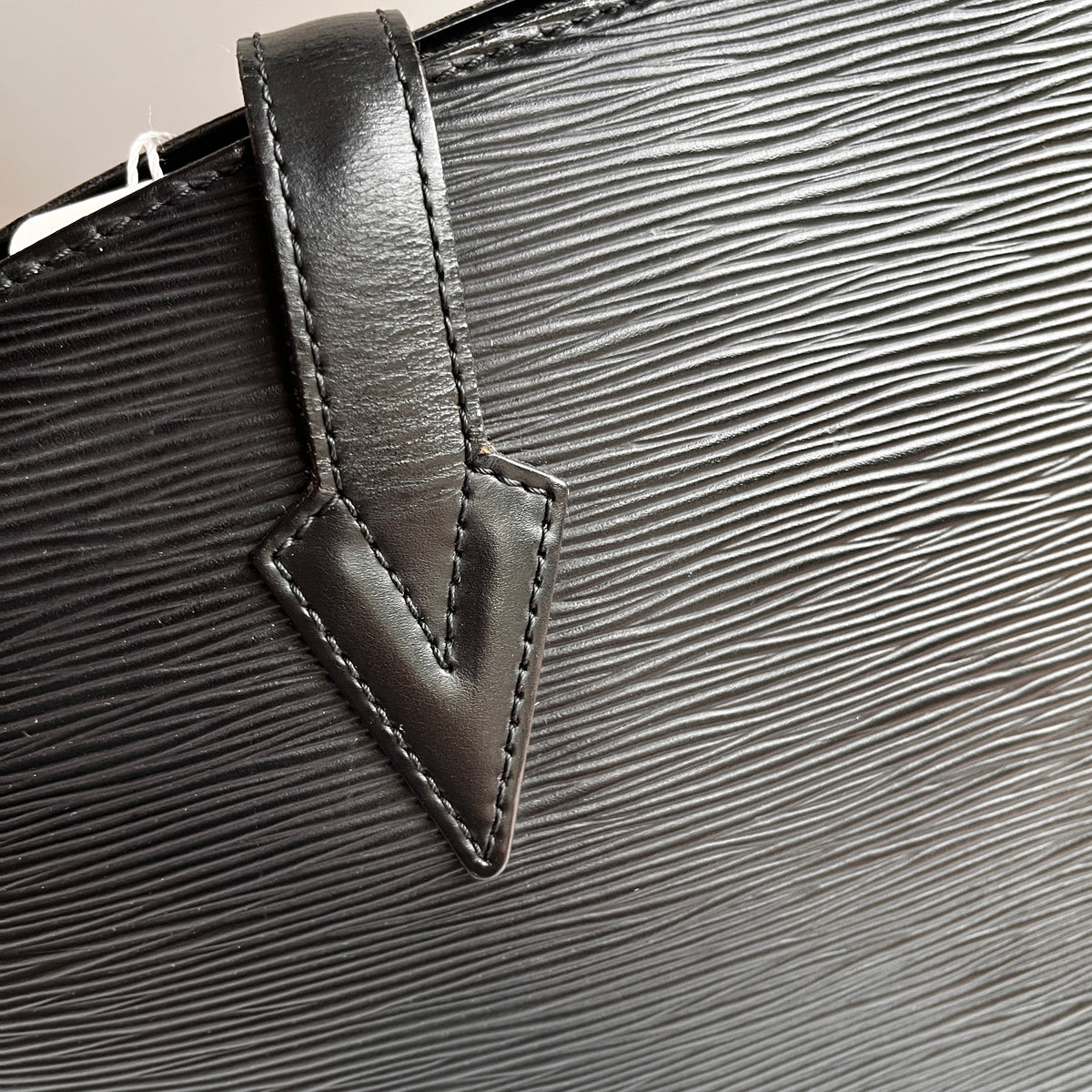 Louis Vuitton	Vintage Black Epi Saint Jacques GM Shoulder Bag