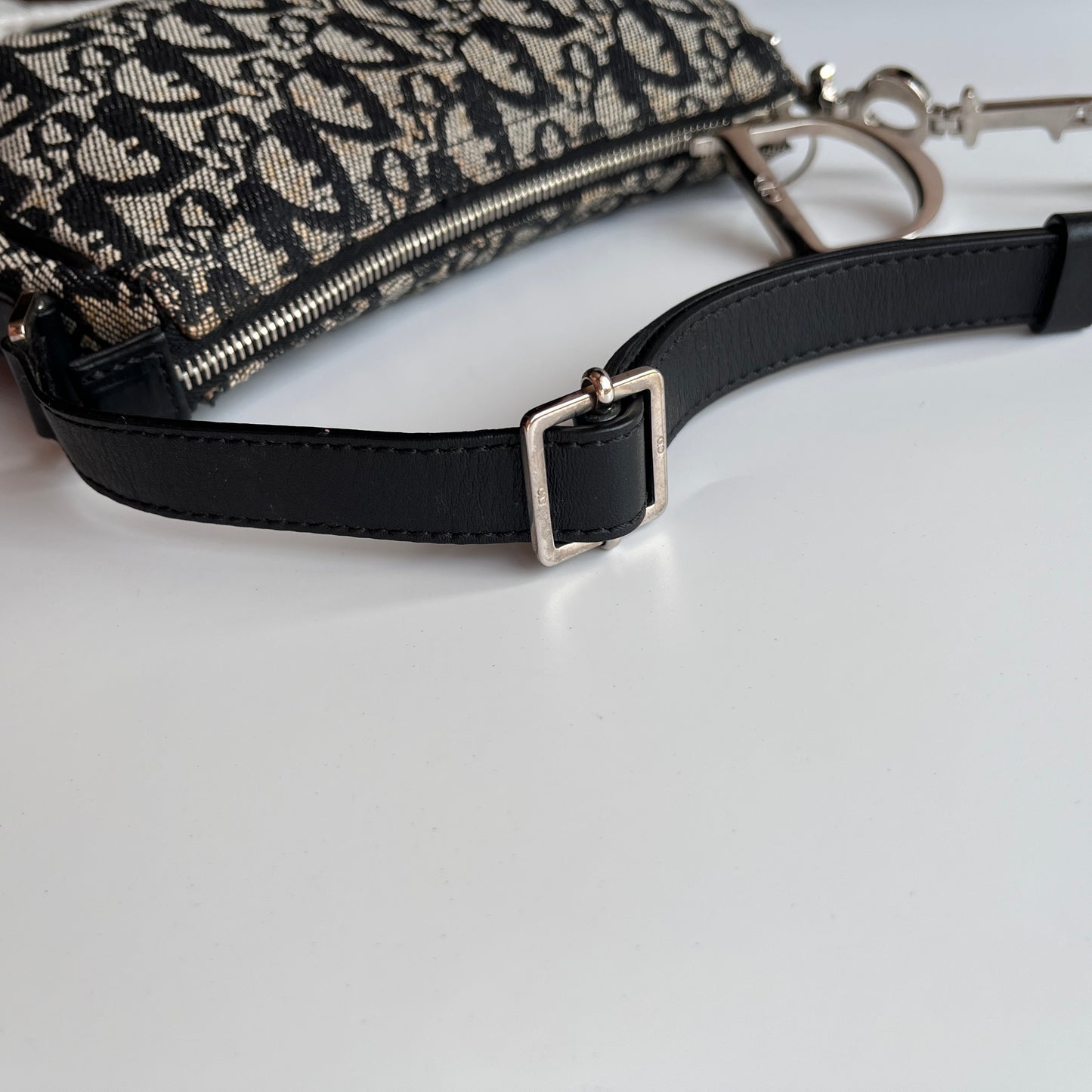 Christian Dior Vintage Oblique One Shoulder Pouch