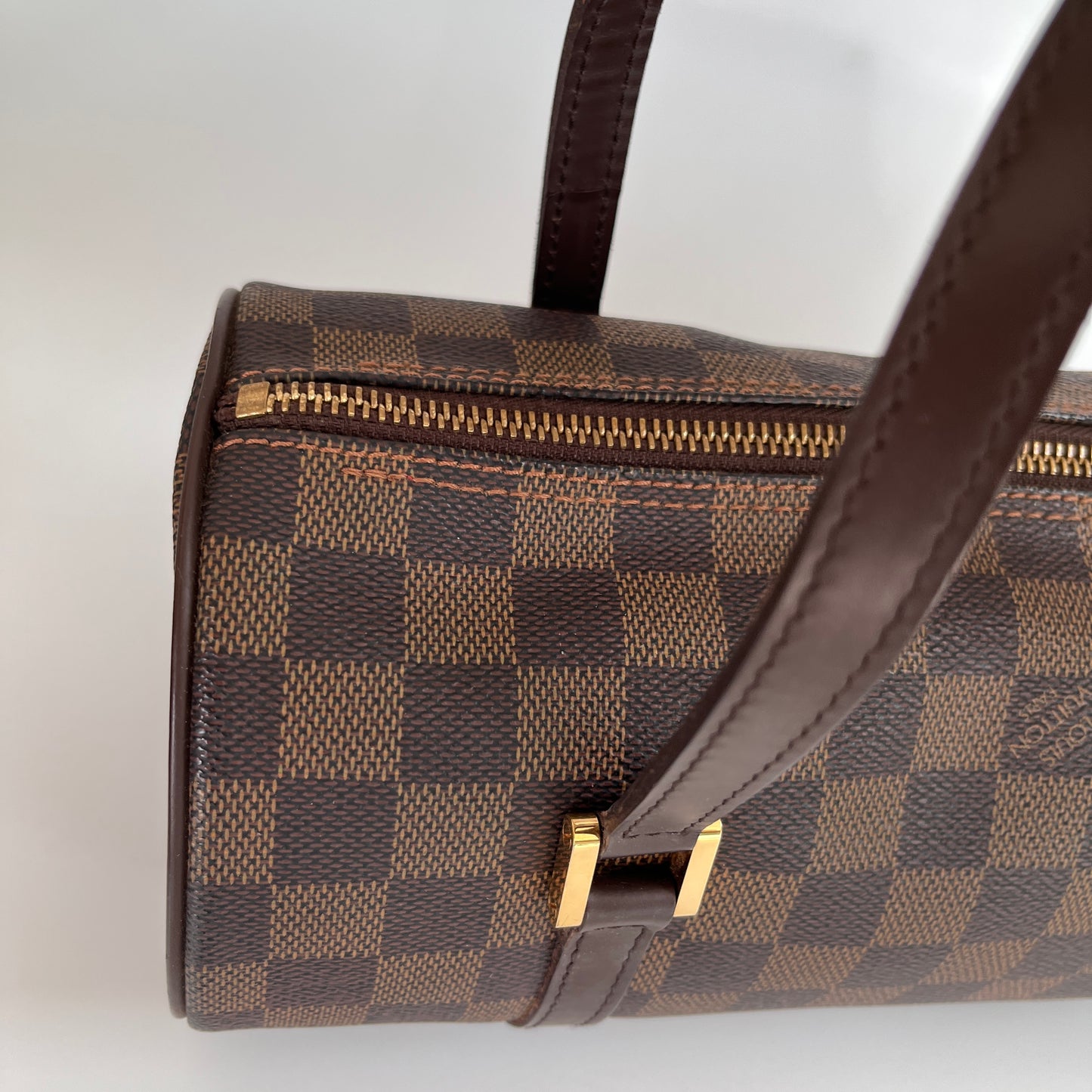 Louis Vuitton Papillon Damier Ebène 26 Top Handle Bag