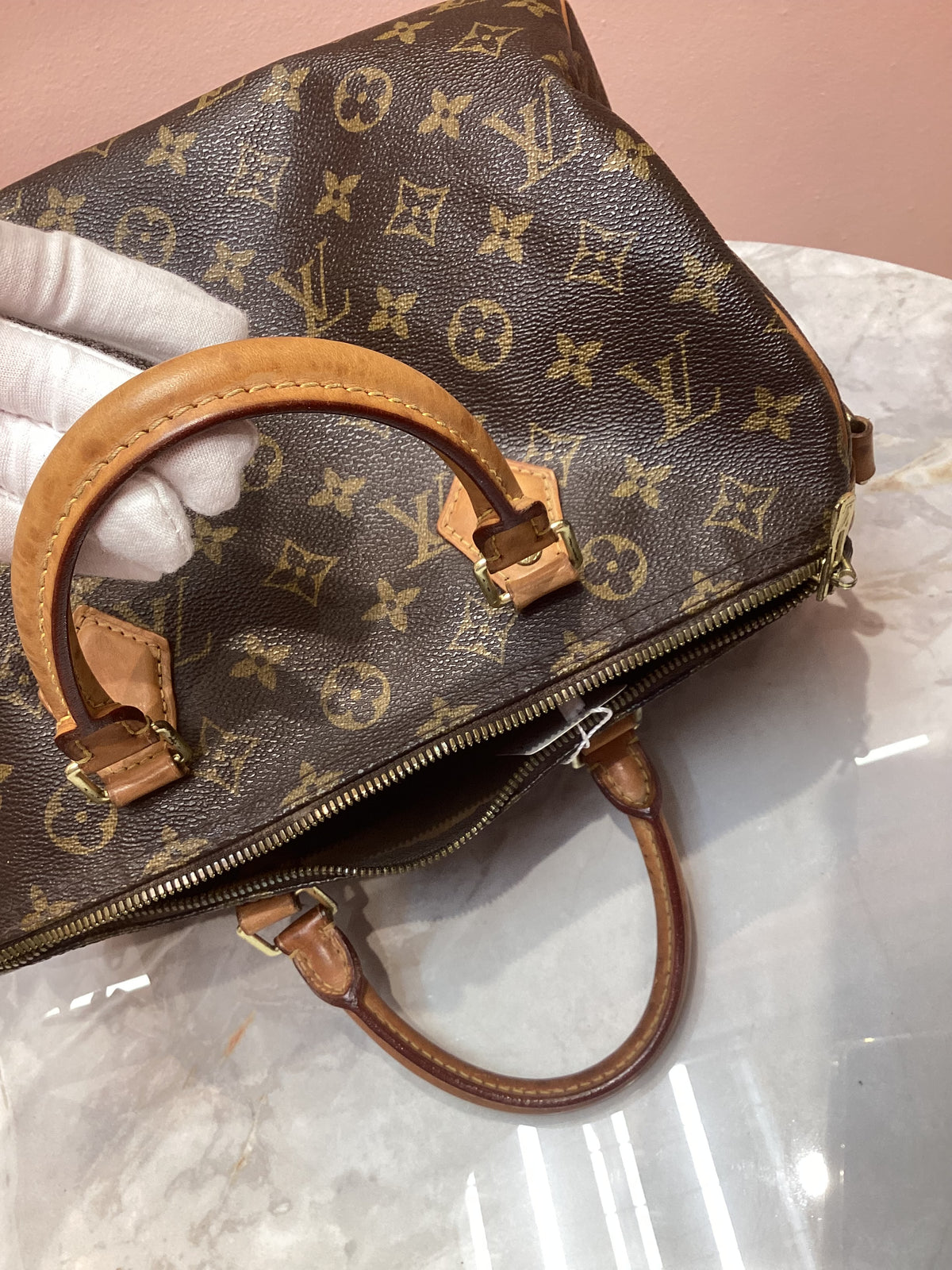 Louis Vuitton Speedy Bandouliere 30 Monogram Crossbody Bag