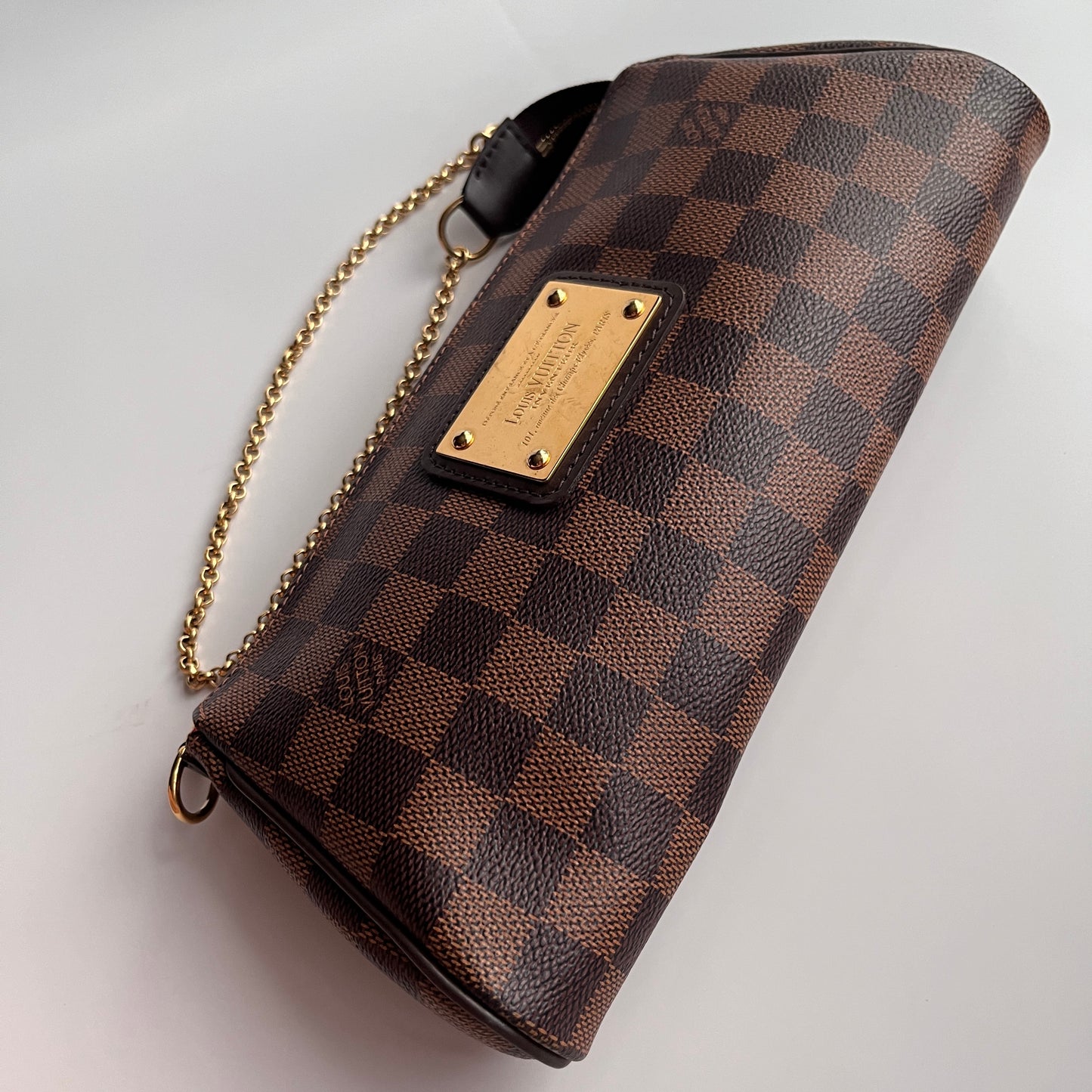 Louis Vuitton Damier Ebène Eva PM Clutch/ Pochette