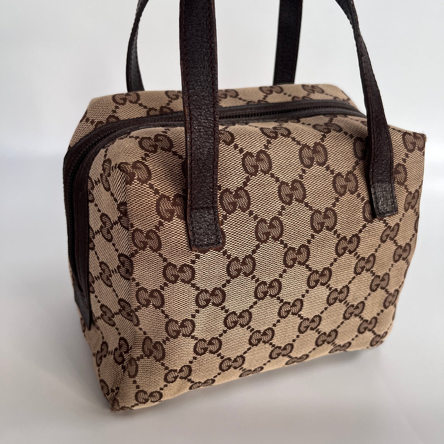 Gucci Vintage Tofu Top Handle Bag