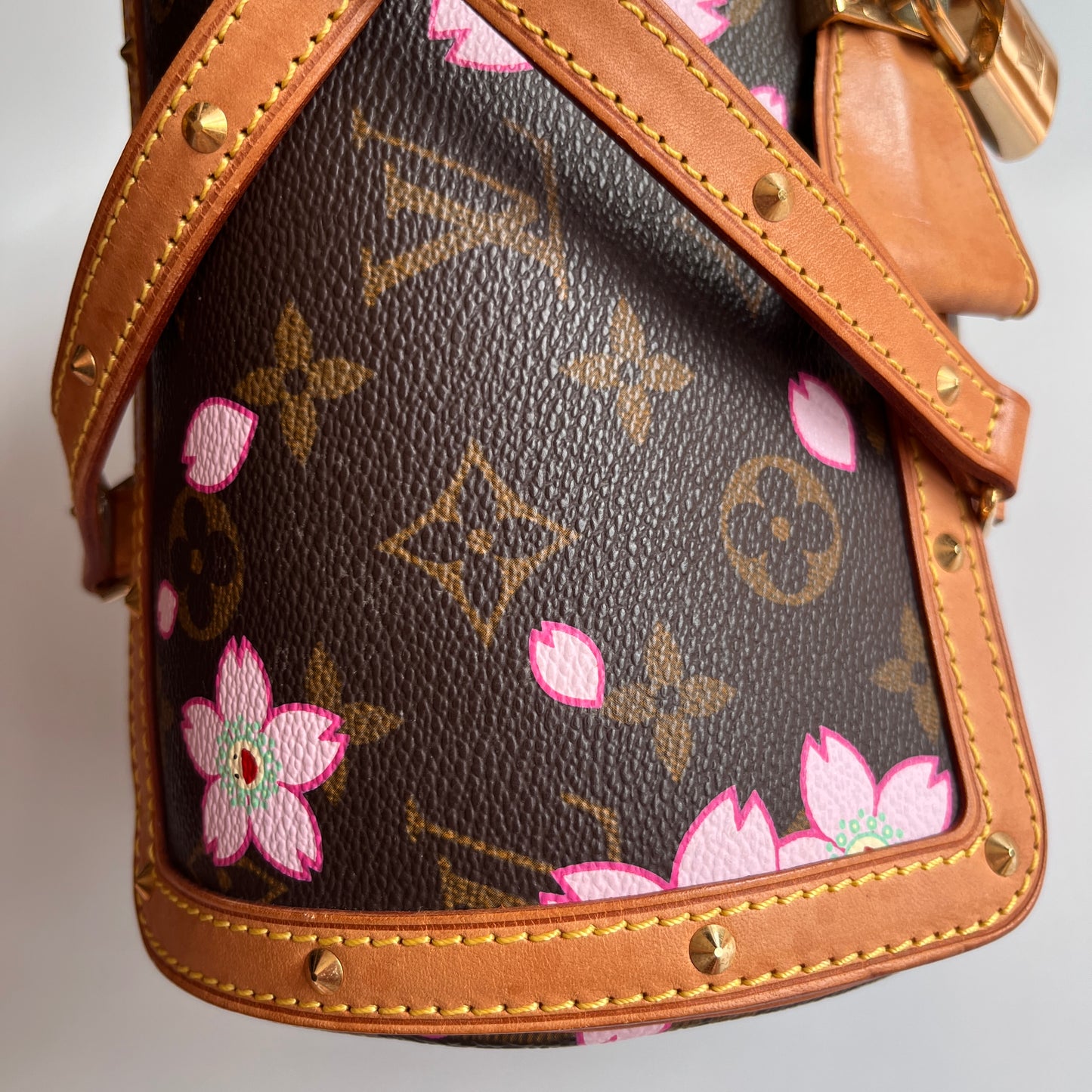Louis Vuitton x Takashi Murakami Papillon Cherry Blossoms Top Handle Bag NO KEY