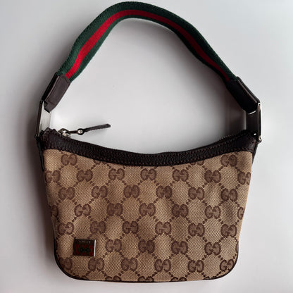 Gucci Vintage GG Canvas Pochette