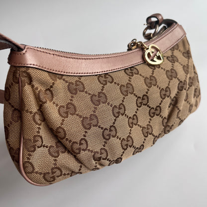 Gucci Lovely Charm GG Canvas Pochette