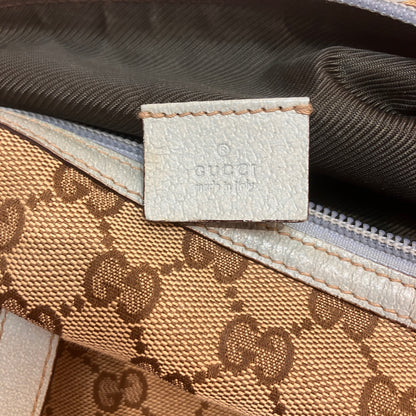 Gucci Vintage GG Canvas Tofu Top Handle Bag