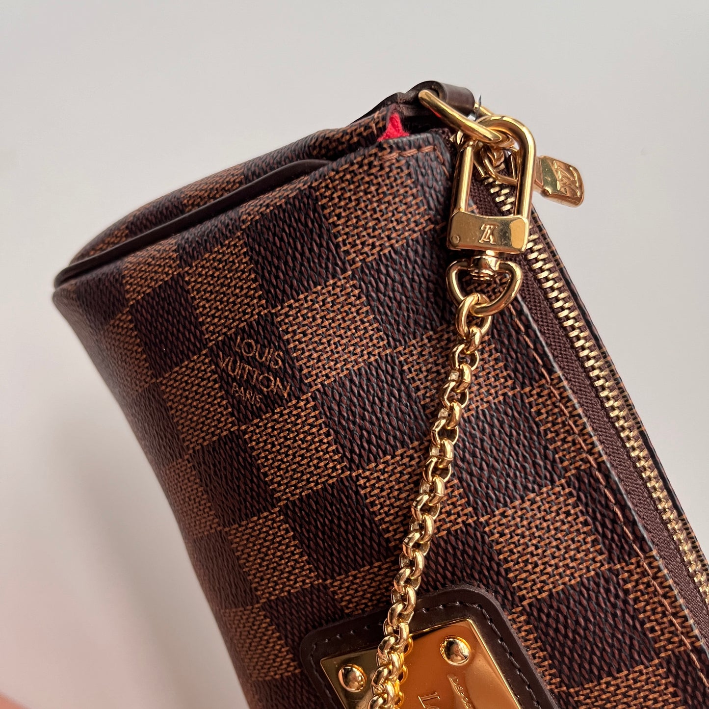 Louis Vuitton Damier Ebène Eva PM Clutch/ Pochette
