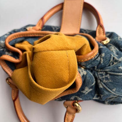 Louis Vuitton Pleaty Denim Top Handle Bag