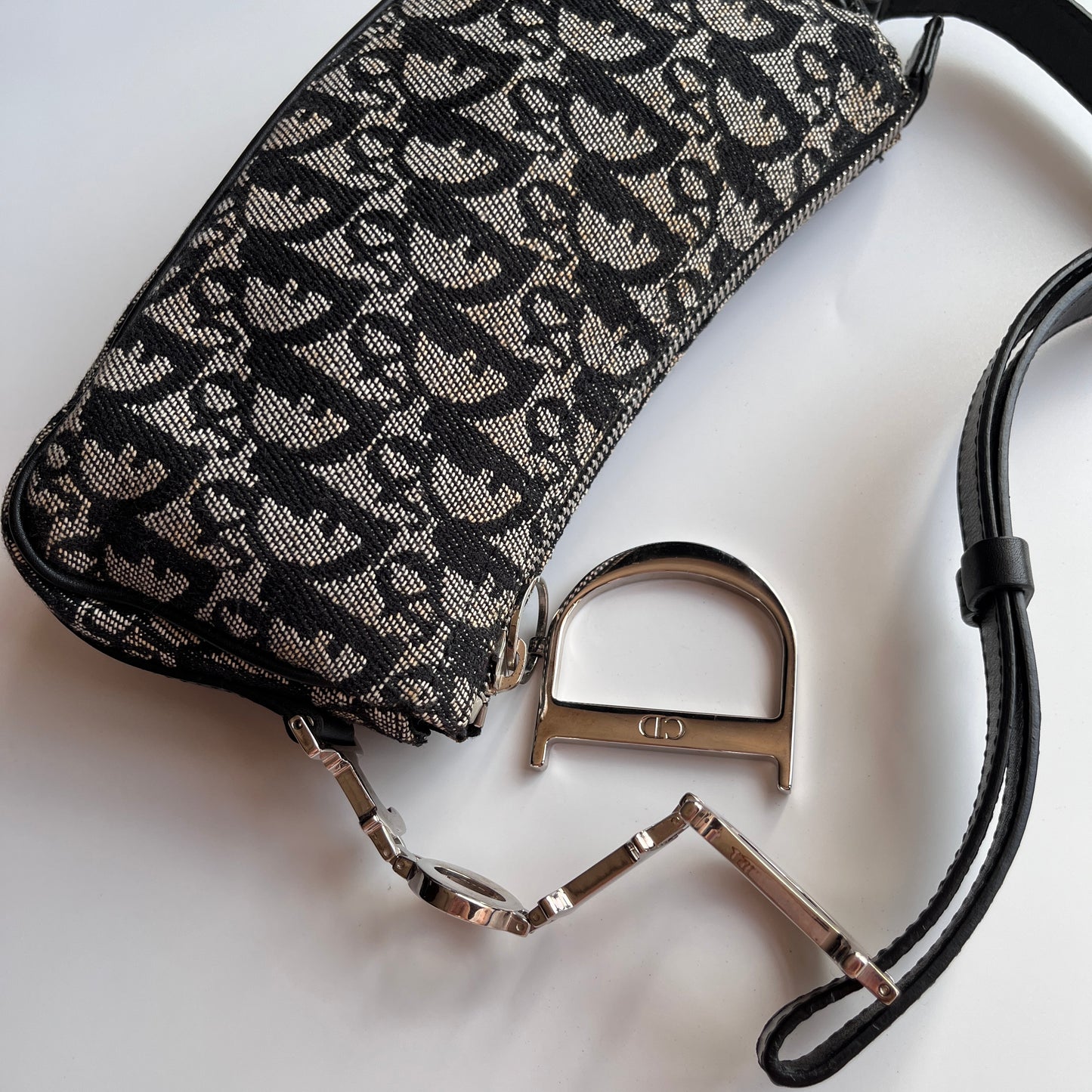 Christian Dior Vintage Oblique One Shoulder Pouch