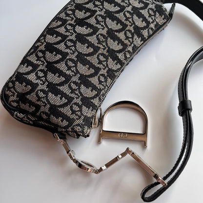 Christian Dior Vintage Oblique One Shoulder Pouch