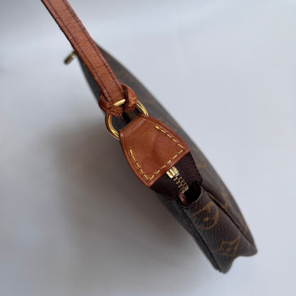 LV Vintage Monogram Pochette With Crossbody Strap