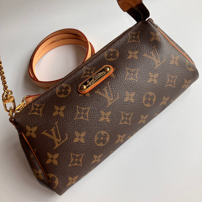 Louis Vuitton Eva PM Monogram Clutch/ Crossbody Bag