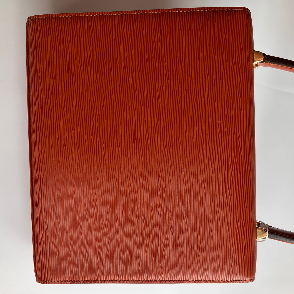 Louis Vuitton Vintage Malesherbes Brown Epi Top Handle Bag