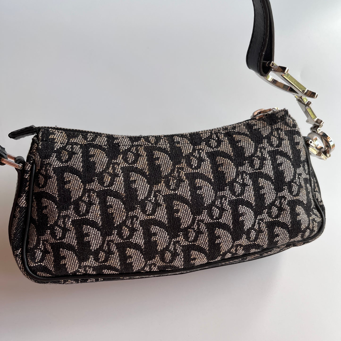 Christian Dior Vintage Oblique One Shoulder Pouch