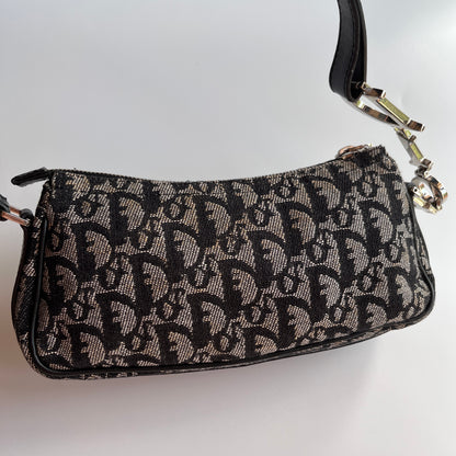 Christian Dior Vintage Oblique One Shoulder Pouch