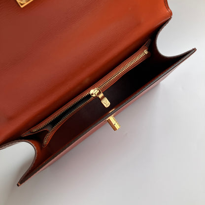 Louis Vuitton Vintage Malesherbes Brown Epi Top Handle Bag